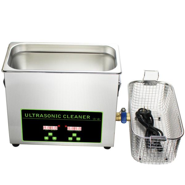 Lp Vinyl Record Digital Ultrasonic Cleaning Machine Stainless Steel Benchtop 6.5 Litre 40khz