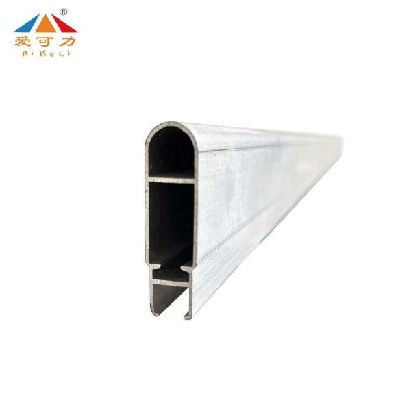 Outdoor Sunshade Canopy Accessories Polished French Style Aluminum Flat Tube