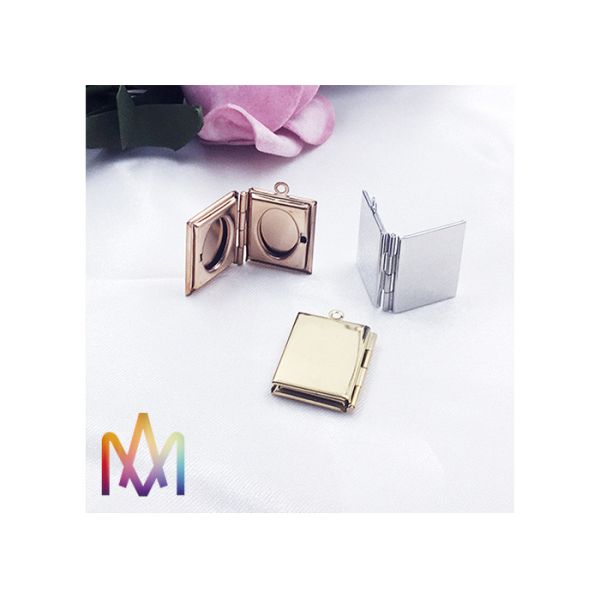 Souvenir Gift multicolor Book Shaped DIY Metal Charms 4g