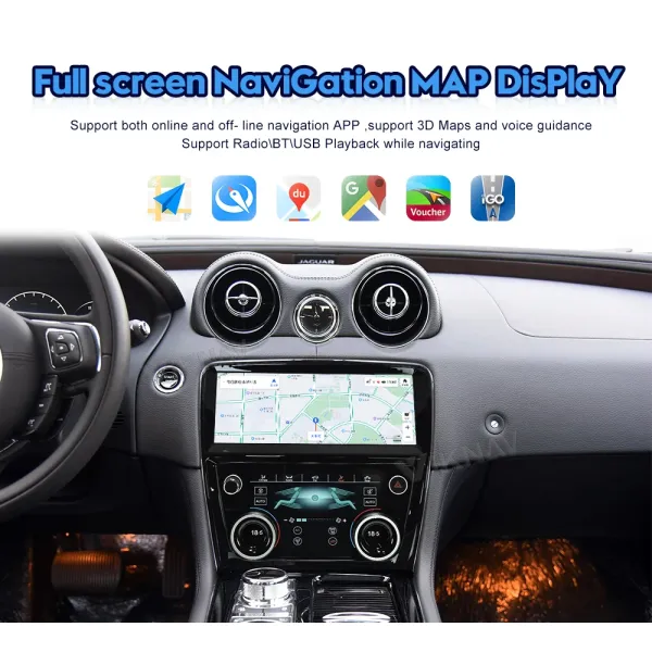 XJL XJ 351 Jaguar Stereo Upgrade 2009-2016 Android Автомобильное радио 128G Мультимедийный видеоплеер
