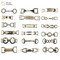 Curvatura feita sob encomenda da corrente do metal dos acessórios dos ornamento de metal do saco da roupa das sapatas
