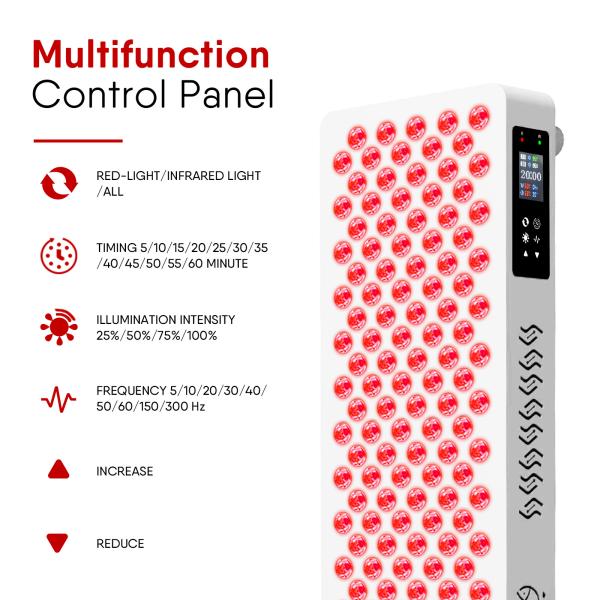 FDA Cleared Infrared Light Therapy Device with Wavelength 660nm And 850nm L836*W215*H60MM