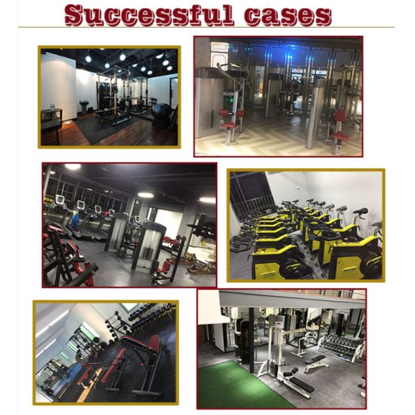 ISO Gray Color Mold Cushion Full Body Gym Equipment