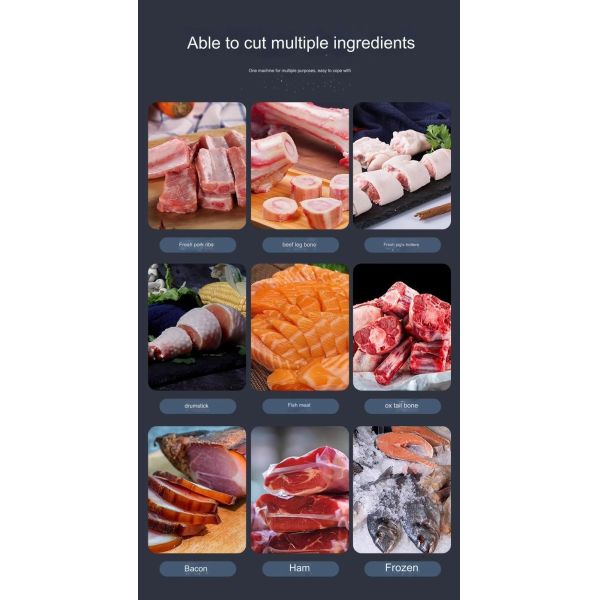 Easy to Operate 0.25CBM Multifunction Bone Saw Machine for Heavy Duty Meat Cutting