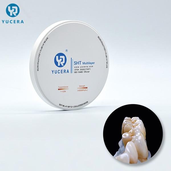 Yucera 900MPA Dental SHT Multilayer Zirconia Block