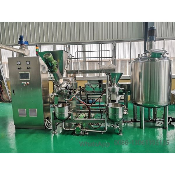 Iso 200kg/H 60kw Peanut Butter Processing Line