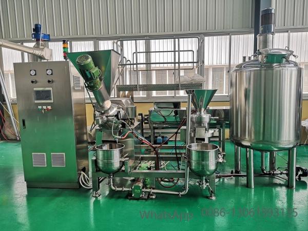 Linha de processamento automática mecanização alta da manteiga de amendoim ao nível 304 de aço inoxidável