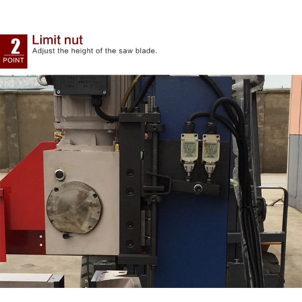 350 Hydraulic Iron Semi Automatic Pipe Cutting Machine 3.3kw 4.0kw