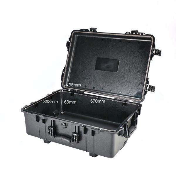 Rectangular Plasstic Trolley Case Waterproof IP67 For Secure Business Travel