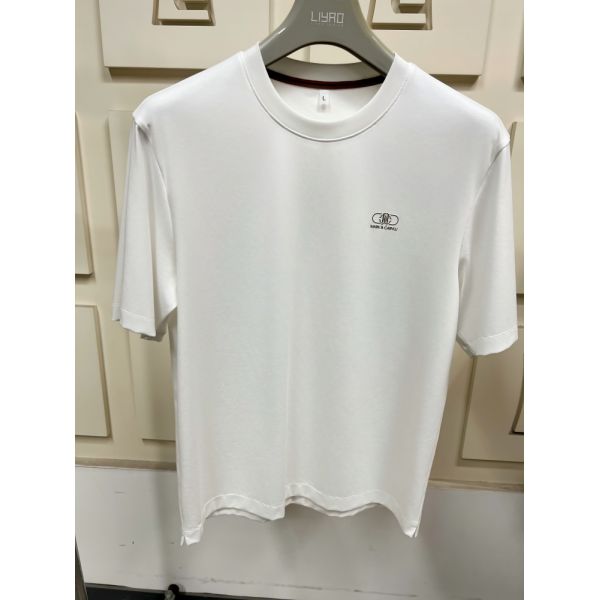 Minimalist Printing Short - Sleeve T - Shirts for Men, Solid Color Basic Tees Men Tshirt