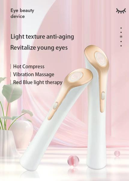 EMS Heating Vibration Facial Beauty Massager Electric Jade Eye Beauty Device 1.8W