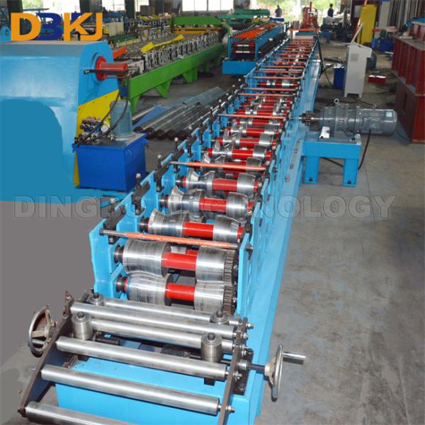 7.5Kw Roof Panel Roll Forming Machine Gutter Roll Forming Machine 16 Roller Stations