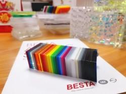 Durable 2mm 3mm Clear Perspex Sheet Transparent Acrylic Plate For Office Furniture