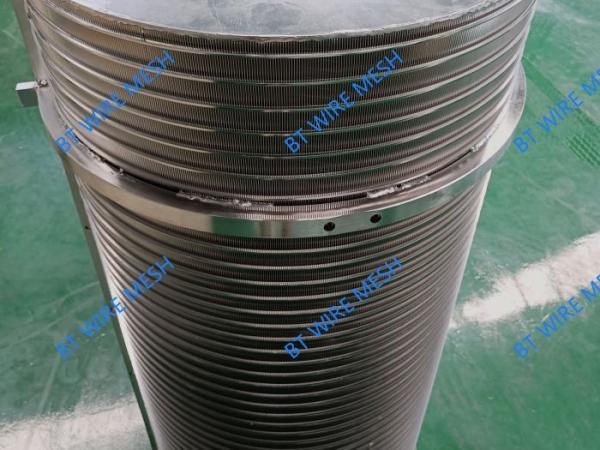 300 Micron Wedge Wire Screen Filter 316l Stainless Steel