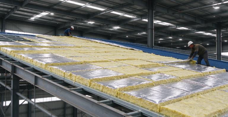 Glass Wool Insulation Blanket, Thermal Insulation Glass Fiber Blanket