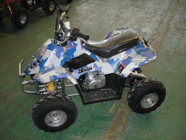 Yamaha 110cc Four Wheeled Motorcycles ATV , Single Tank 4 Wheels Motorcycle