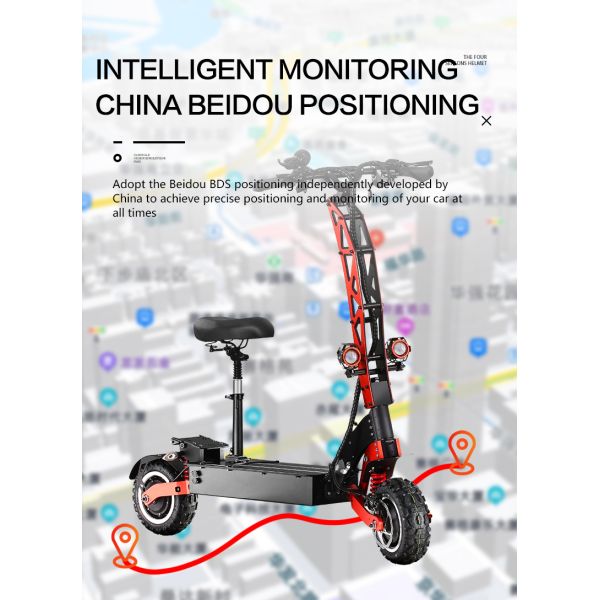 Fast Selling 5600W Scooter Max Speed 85KM/H Scooters for Adult in orange black color