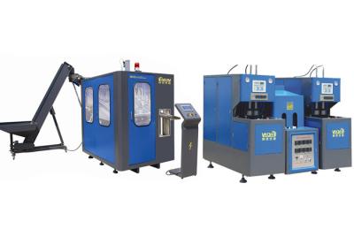 Blue Plastic Water Bottle Making Machine , PET Blow Molding Equipment Easy Operate
