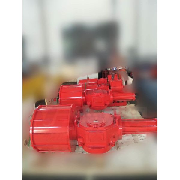 Одиночный & двойной действующий гидравлический роторный привод, красный электрич