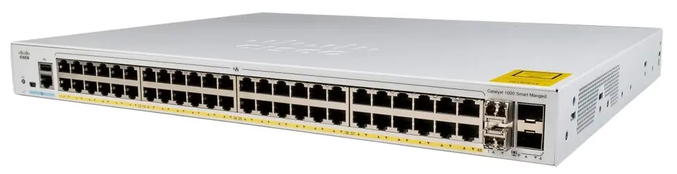 GE C1000-48P-4X-L Network Switch 48 Port POE Ethernet Switch with VLAN and SNMP Functions