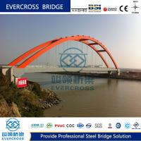 Pont d'arche en acier préfabriqué, pont en acier sur mesure pour ponts routiers lourds