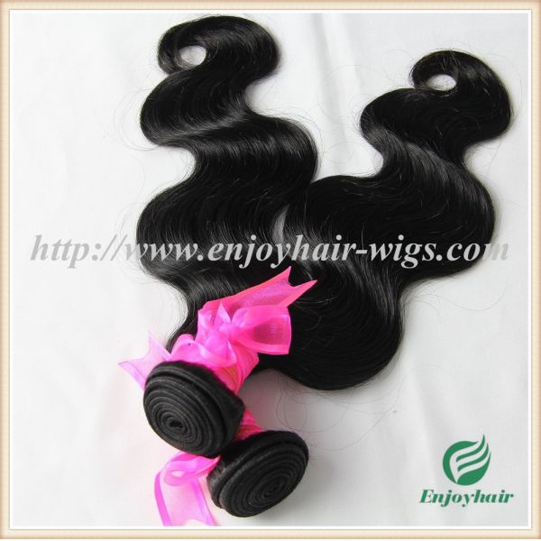 Brazilian 5A virgin remy hair weave ,natural color(can be dye) body wave 10''-26''length