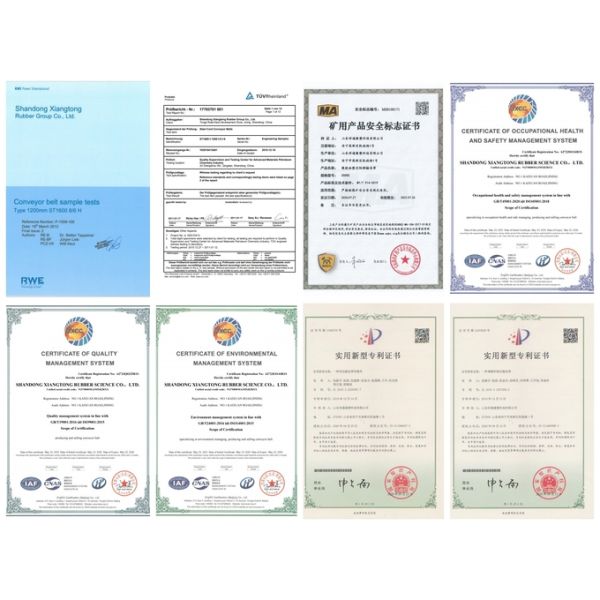 MA Стальной канат резиновой конвейерной ленты ST5000 Формование резки