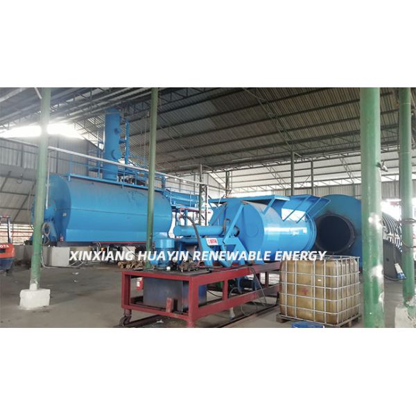 Self Feeding Waste Plastic To Fuel Oil Pyrolysis Plant CE ISO