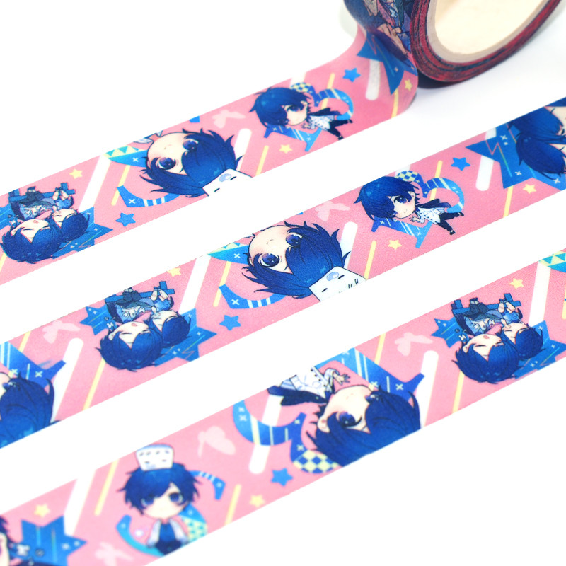 Дизайн Washi искусства японской ленты для маскировки Washi анти- УЛЬТРАФИОЛЕТОВЫЙ красочный связывает японскую ленту для маскировки тесьмой Washi