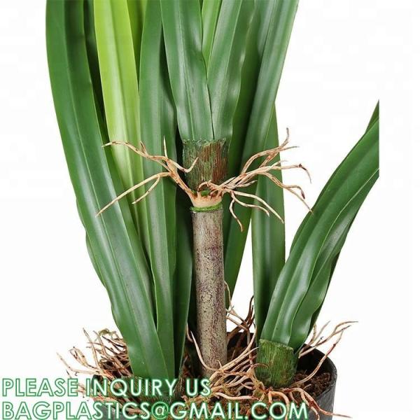 Artificial Plants 6 Pack Onion Tall Grass Greenery, Faux Fake Grass Shrubs Plant Flowers Wheat Grass for House Home