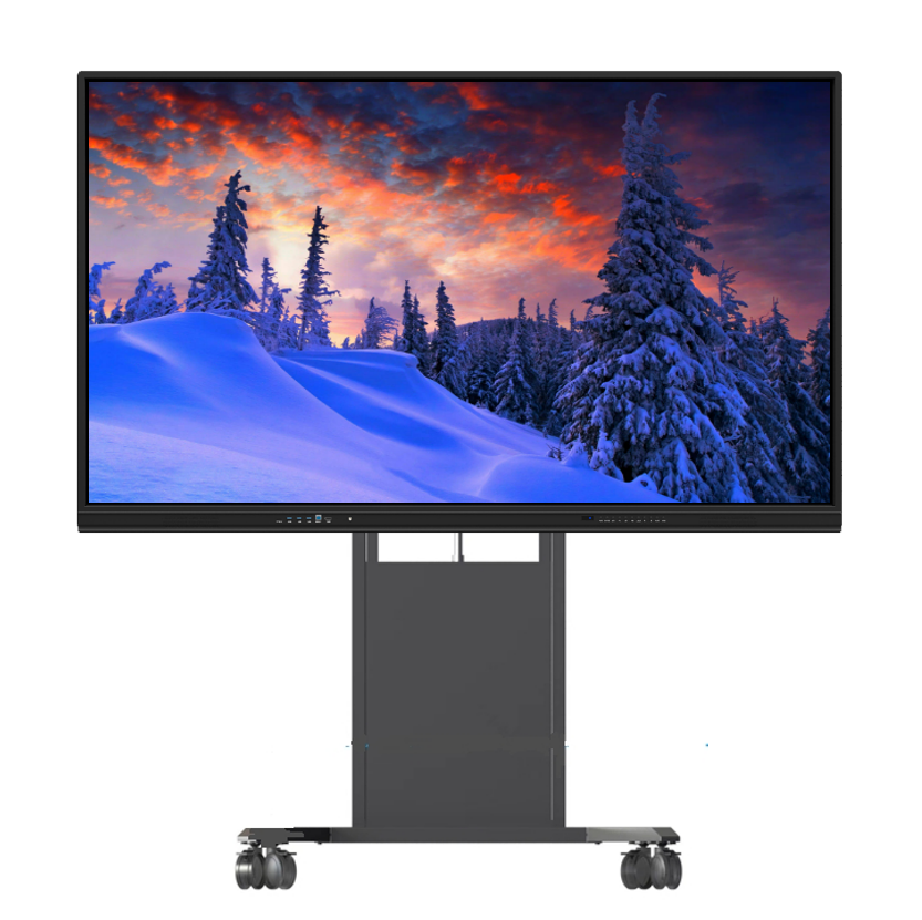 65/75/86 Inch 4K Resolution Interactive Flat Panel Smart Whiteboard with Multi-Touch and Android/Windows/Linux/Mac OS