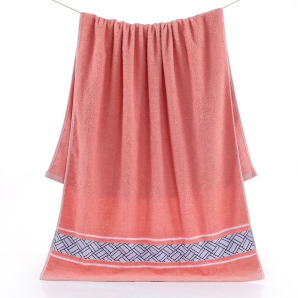 Customized Designs Supported Bathing Towel All Cotton Absorbent Unisex Large Size