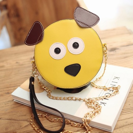 Buns national wind hit the color shoulder bag cute animal chain new women Messenger