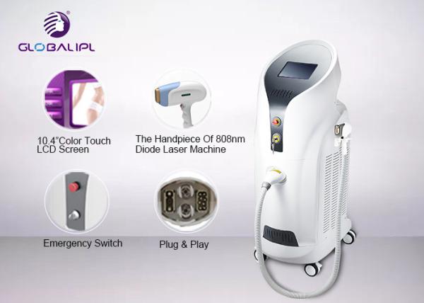 FDA Approved Diode Laser Alexandrite Hair Removal Laser Machine / 808NM Hair Removal Laser Diode