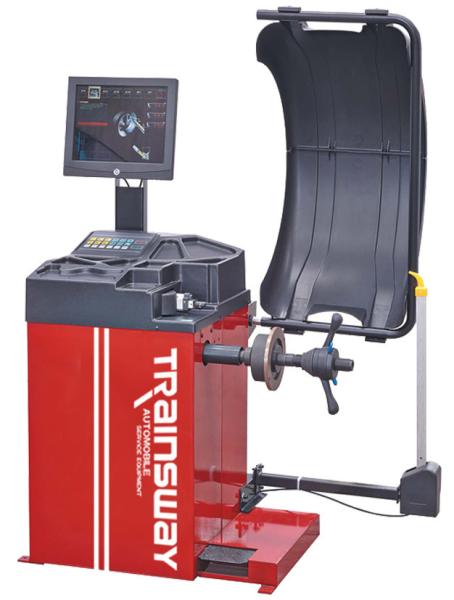 Trainsway Zh855L CE Approved Wheel Balancing Machine for Small Size Wheel Function