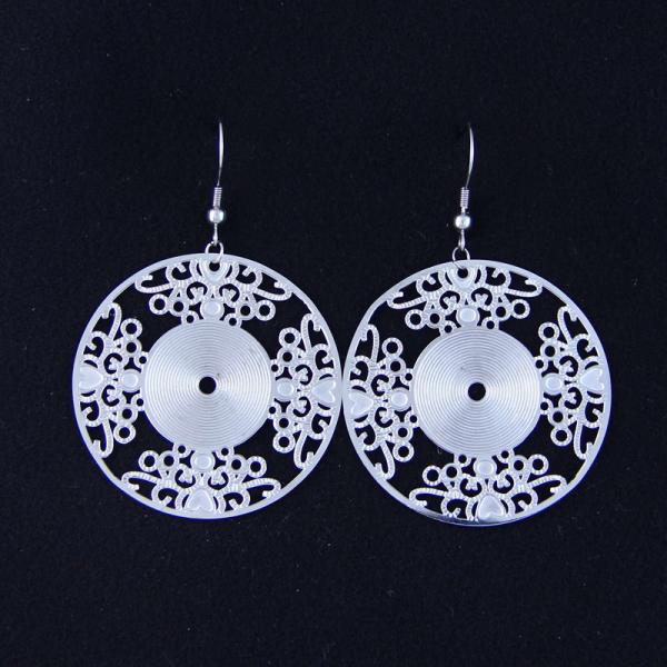 Fashion High Quality Ladies Women Girls Stainless Steel Earrings LEF134