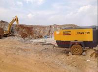 Compressores de ar portáteis de Copco do atlas do parafuso para o sopro da rocha/perfuração da construção