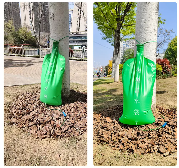 15/40L Tree Adjustable Water Supply Bag Automatic Drip Irrigation Hydration Drip Irrigation Bag Maintenance Tree Watering Bag