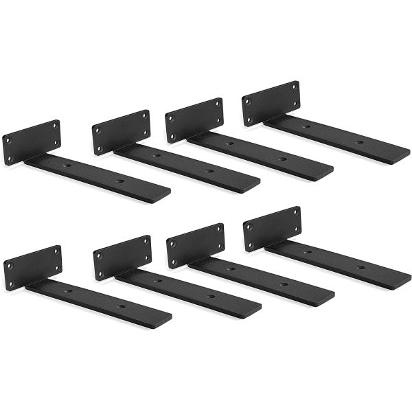 Промышленный стиль односторонний кронштейн с покрытием в порошке из литого железа Рустический промышленный дизайн