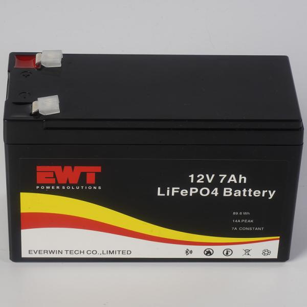 Armazenamento de energia Bateria de lítio Lifepo4 12V 7AH