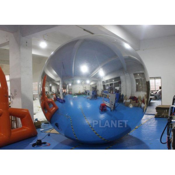 Шарики зеркала серебряного отражательного воздушного шара раздувные плавая для Веддинг украшения