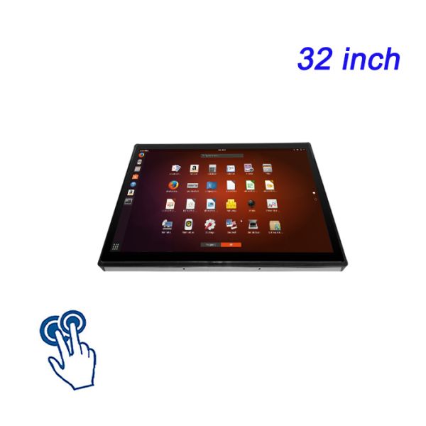 32 inch Embedded Self-Service Vending Machine Capacitive Touch Linux System Industrial PC Touch Monitor