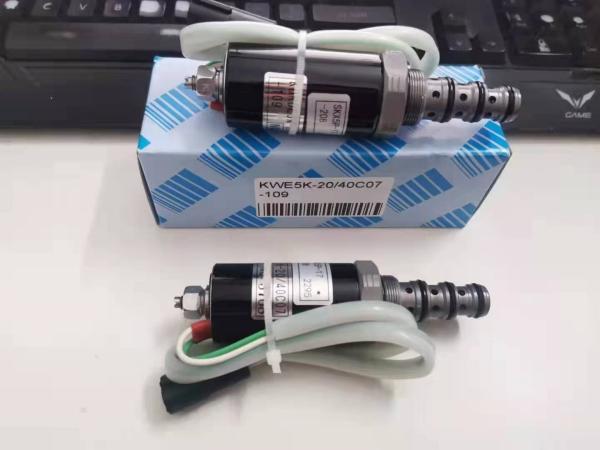 Hydraulic Pump Solenoid Valve for SK200‑6E SK250‑6E 230‑6E, OEM Number KDRDE5KR‑31 40C50‑213, Ideal for Industrial and C