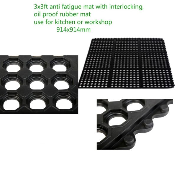 Противоскользящий дренажный резиновый полный коврик резиновый травяной коврик наружной защитной коврик