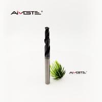 2 Flute à travers le liquide de refroidissement Forage AlTiN revêtu Outil de fraisage CNC haute précision pour l'acier dur inoxydable