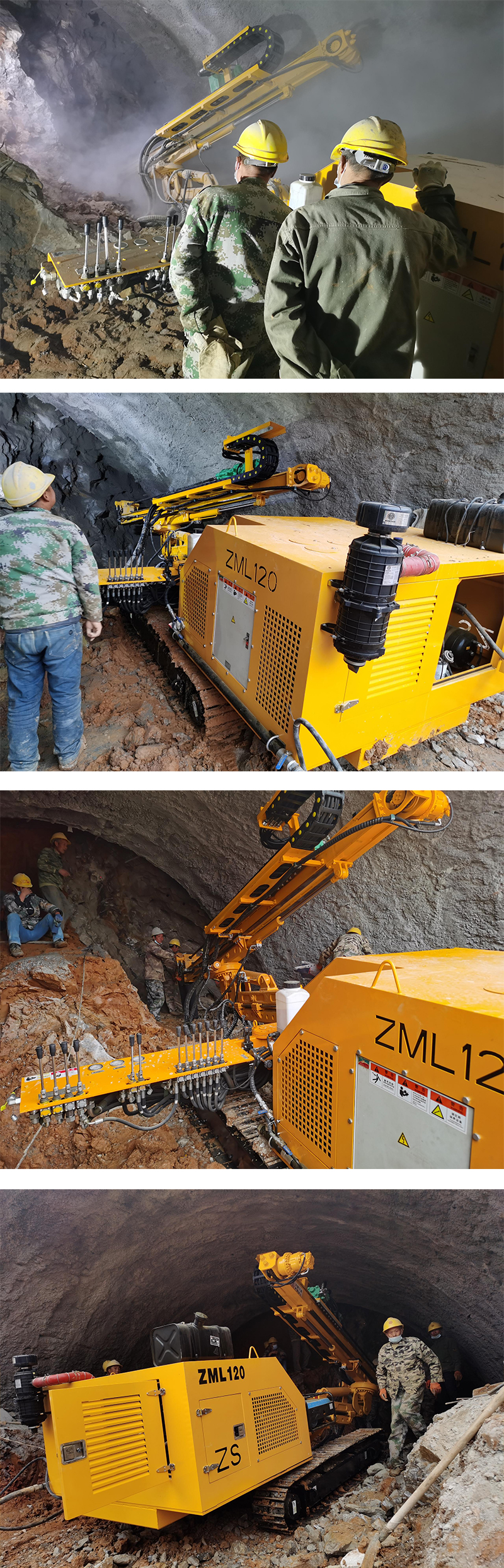 Строительство туннелей Стрелец Rockbolt Тип Rock Drill Rig 18kw Ударная мощность R32/R38/T38/T45 Shank