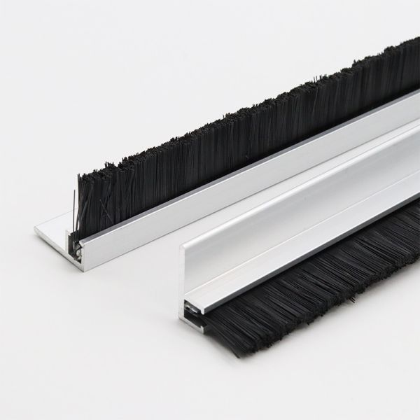 Nylon Plastic Wire Bristle Door Window Seal Strip Brush Dust Proof Heat Resistance