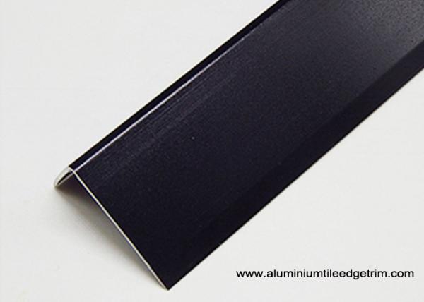 Anodized Effect Angle Shaped Aluminium Floor Trims For Home / Drywall / Countertops