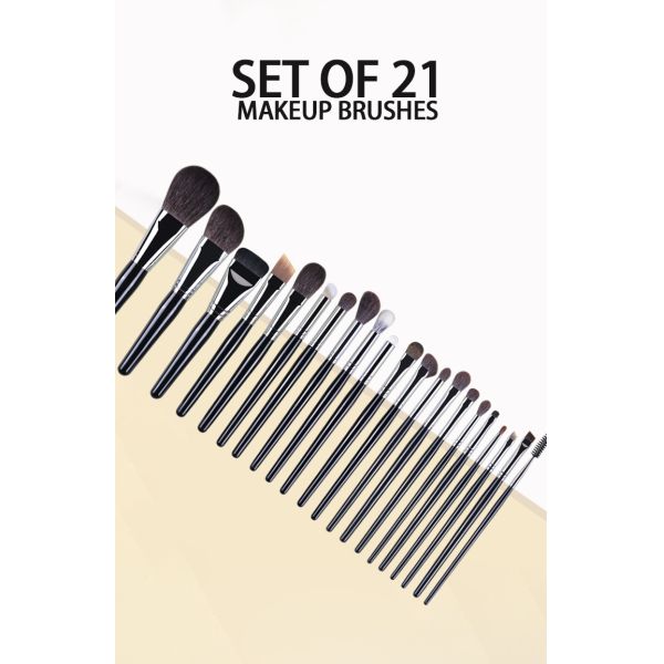 293A07026 Brochas de Maquillaje de Pelo Natural de Animales 26 Piezas Juego de Brochas de Maquillaje Profesional