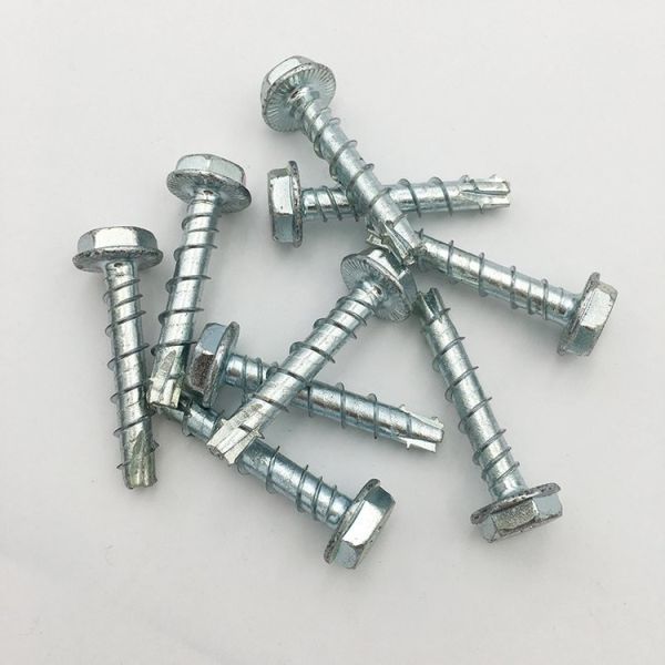 7.5mm Hex Head Lead Anchor Masonry Screws For Custom Capacity Thread Грубый желтый/синий белый цвет